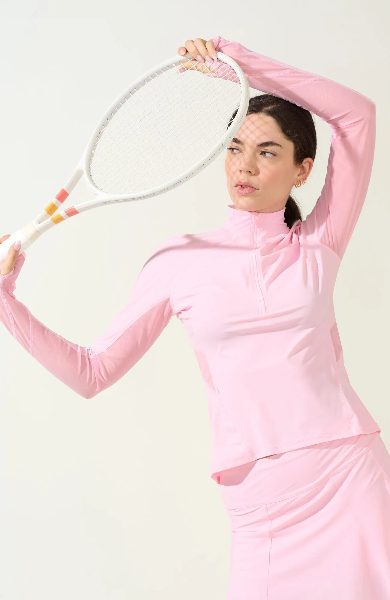 Grace 1/2 Zip Long Sleeve Top Dreamland