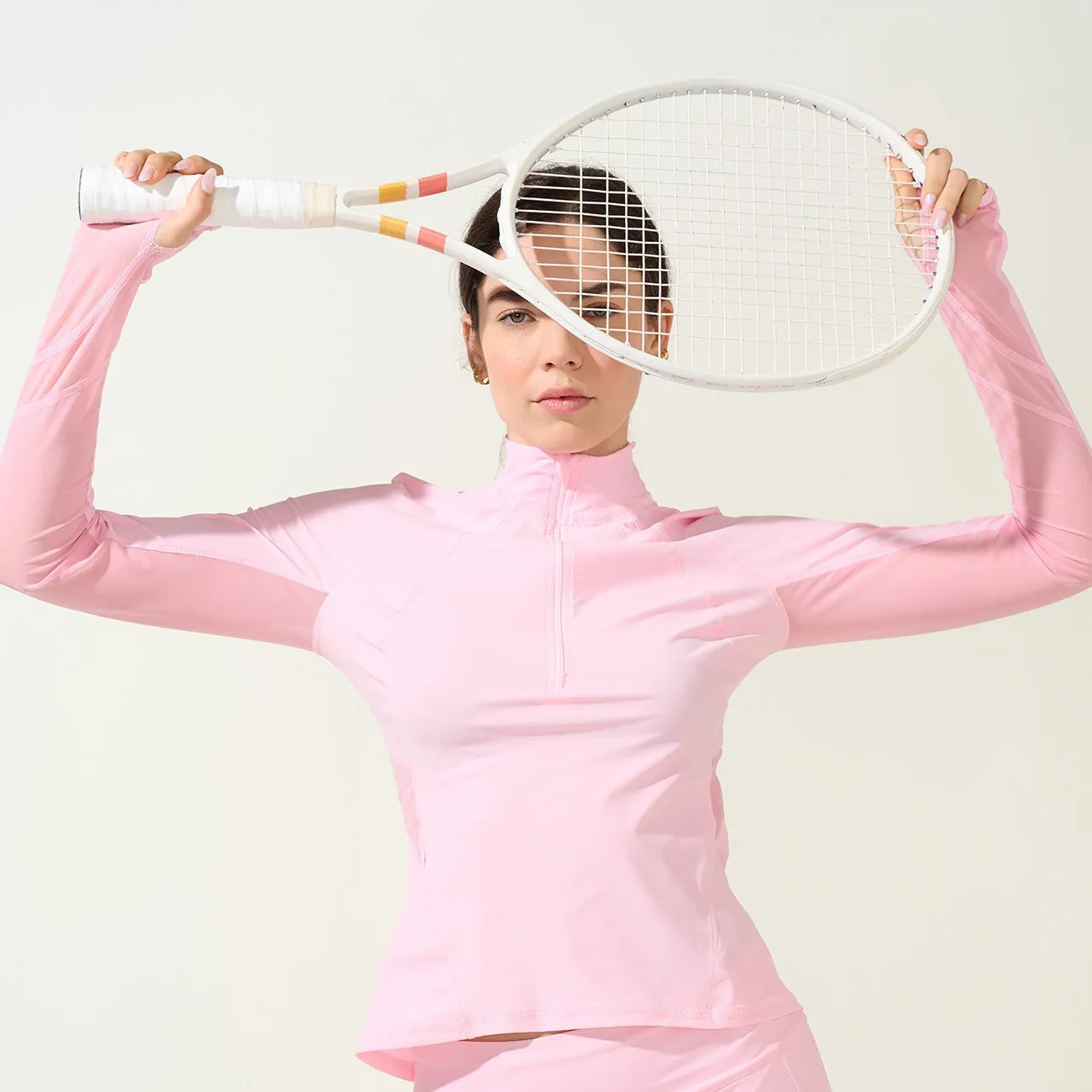 Grace 1/2 Zip Long Sleeve Top Dreamland