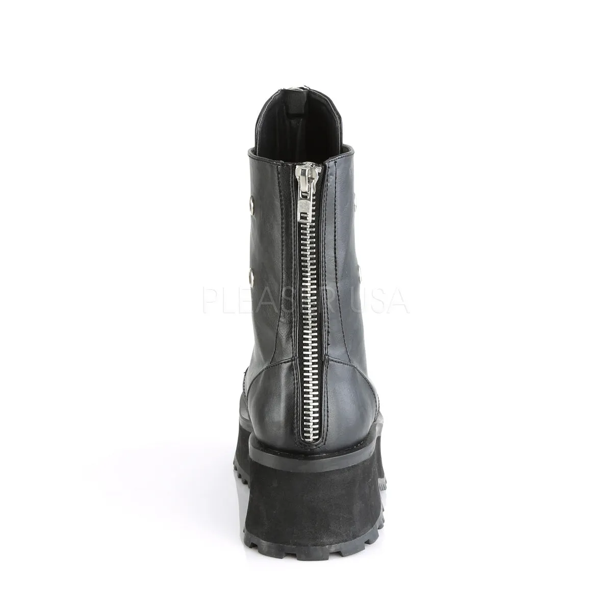 GRAVEDIGGER-10  Black Vegan Leather