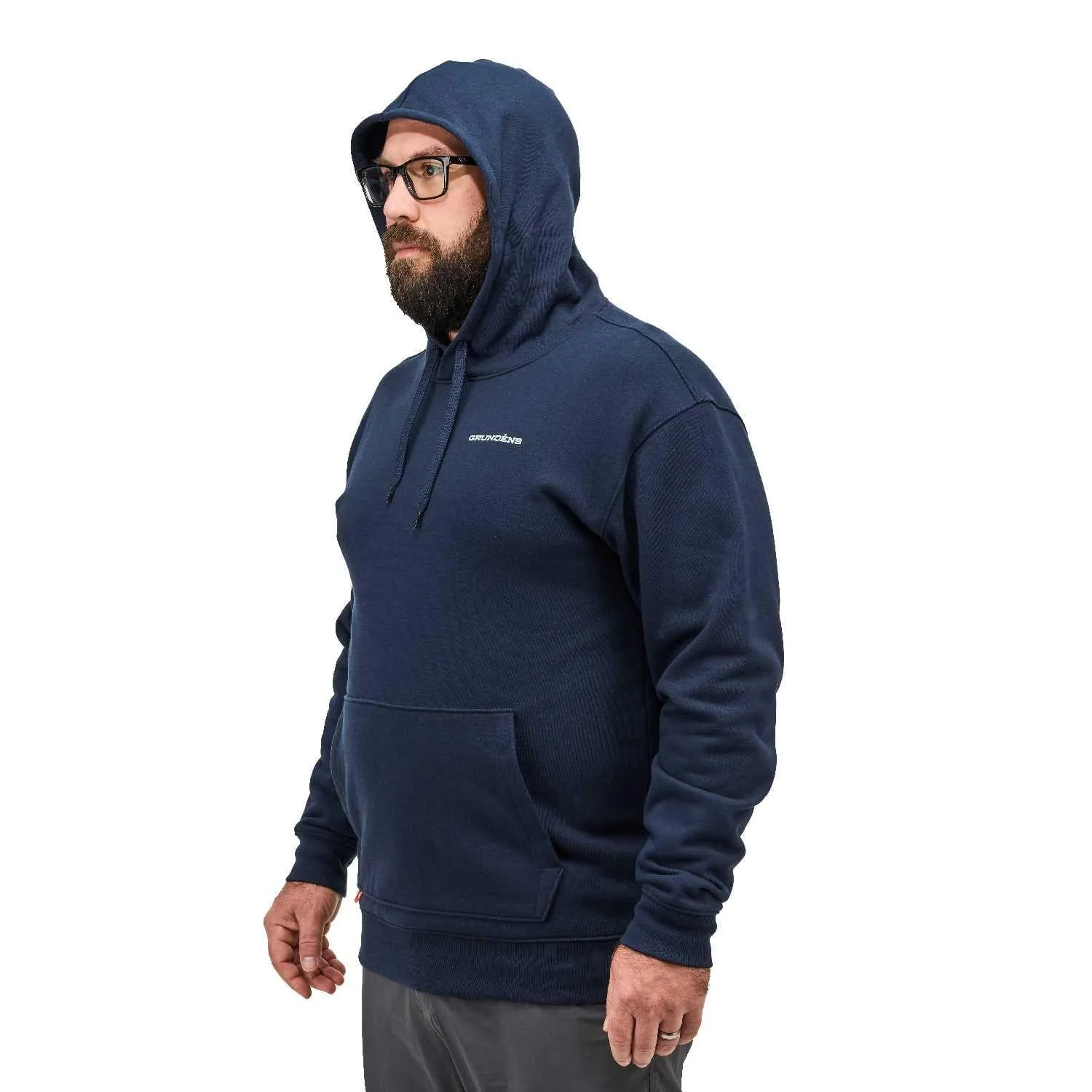 Grundens Logo Boat Hoodie