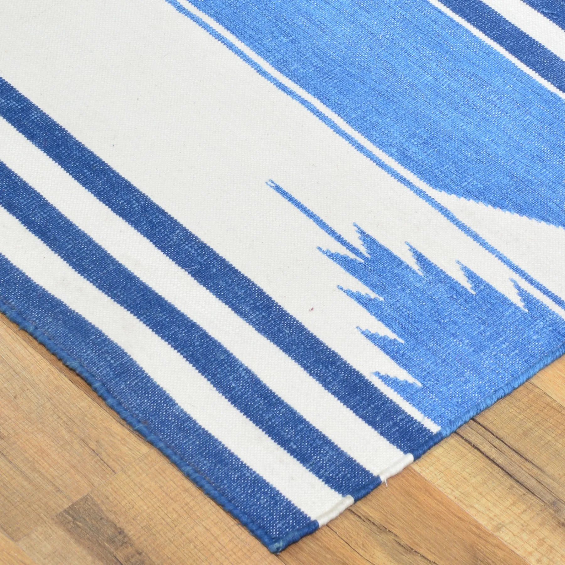 Hand-Woven Southwestern Design 100% Cotton Handmade Rug (Size 2.6 X 10.0) Cwral-5574
