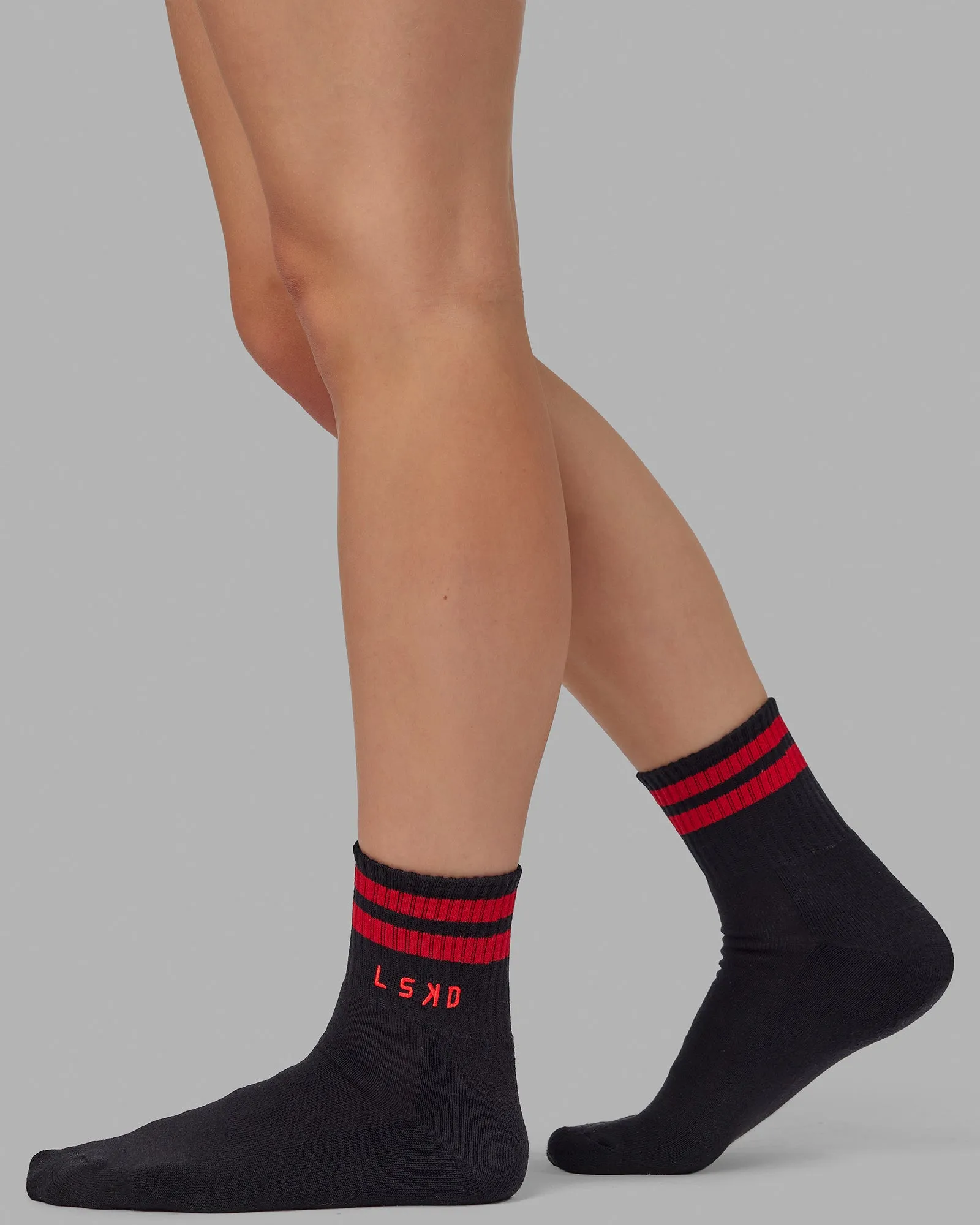 Heritage 3 Pack Quarter Socks - Multi-Cherry