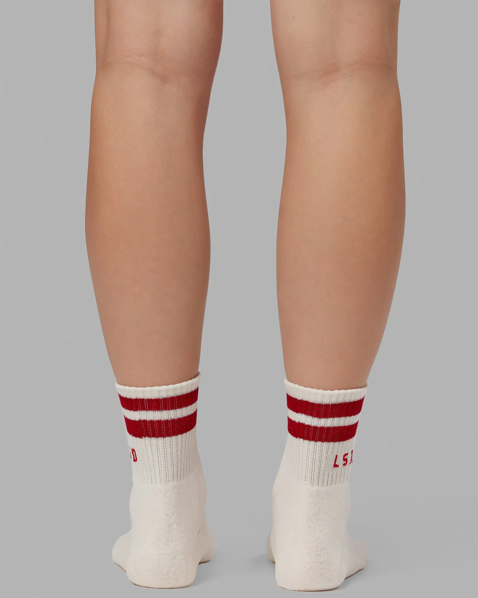 Heritage 3 Pack Quarter Socks - Multi-Cherry