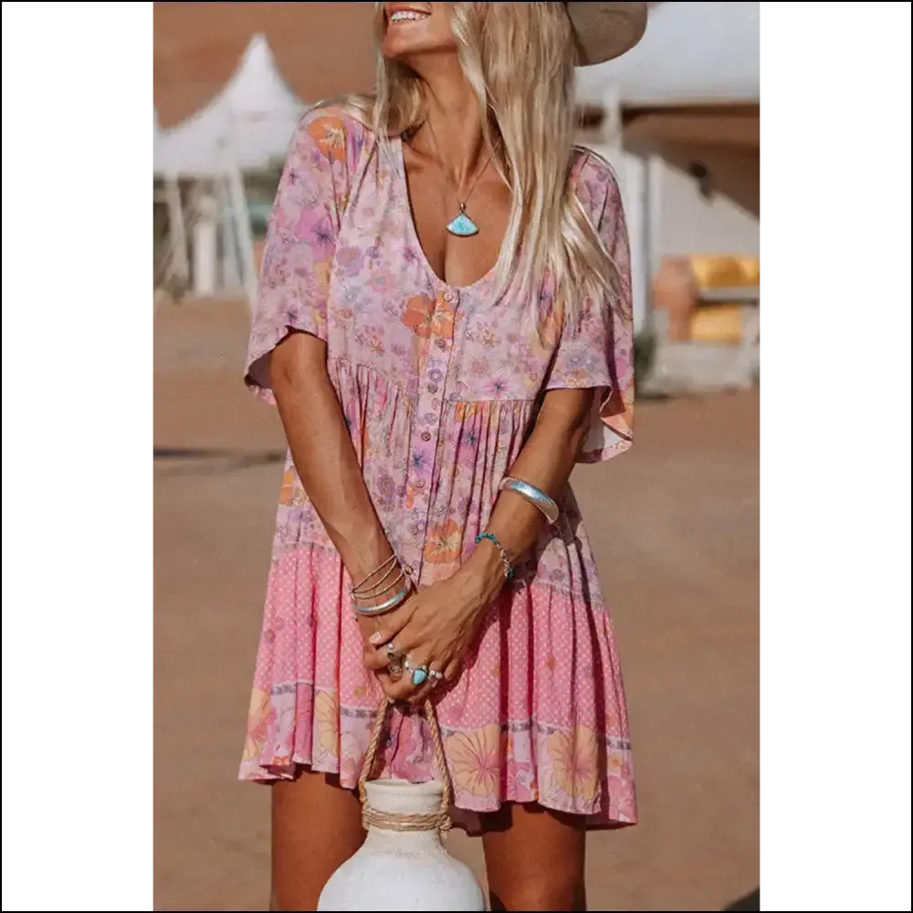 Hibiscus Ruffle Dress: Needful Things' "Oops, I'm Hot" Collection 🌺