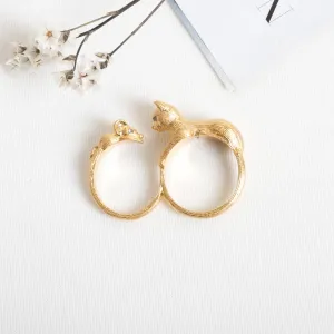 House Cat And Mouse Ring