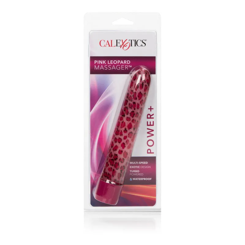 Houstons Pink Leopard Massager 6.5in