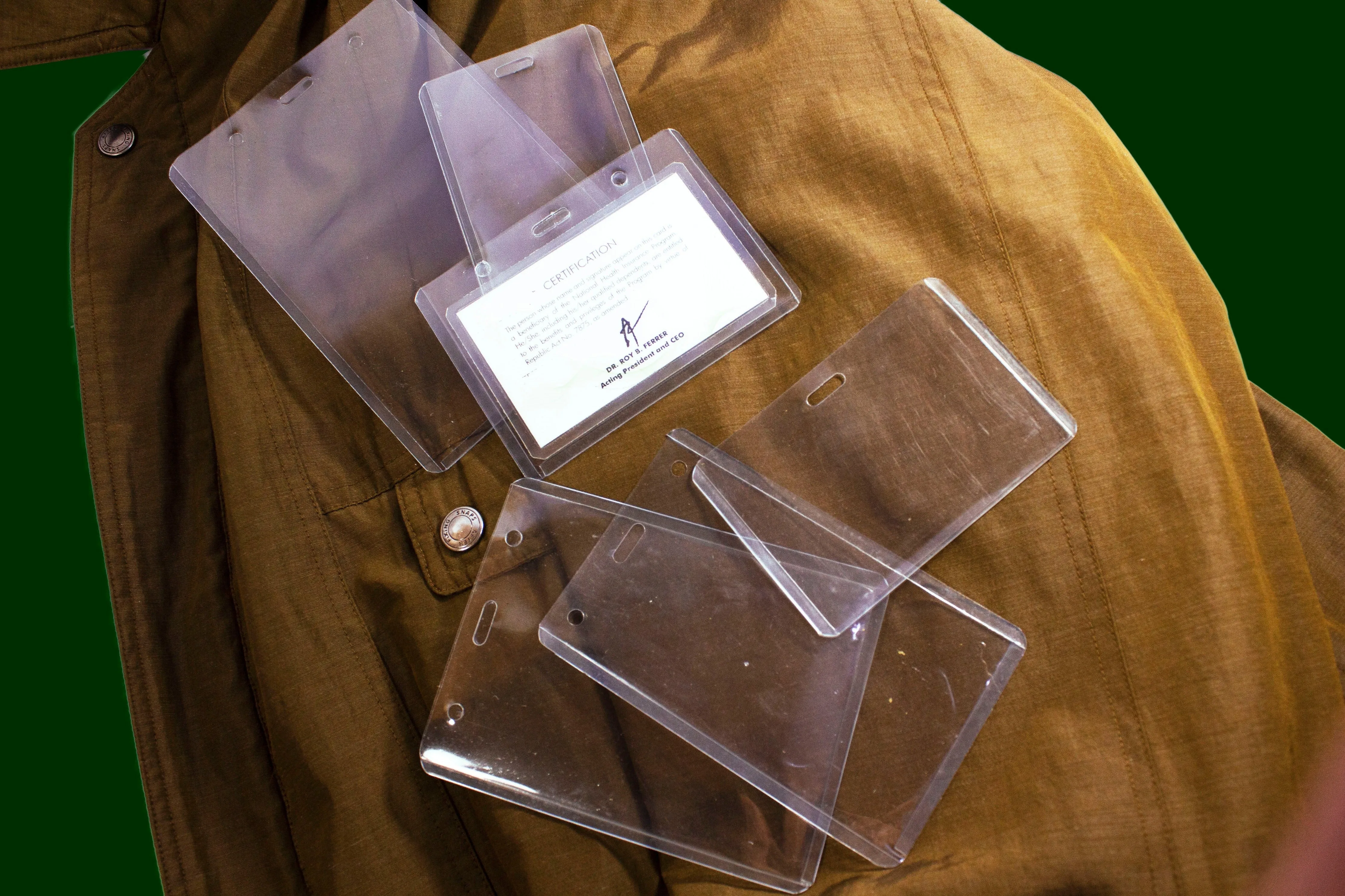 ID Card Plastic Holder | 20pcs