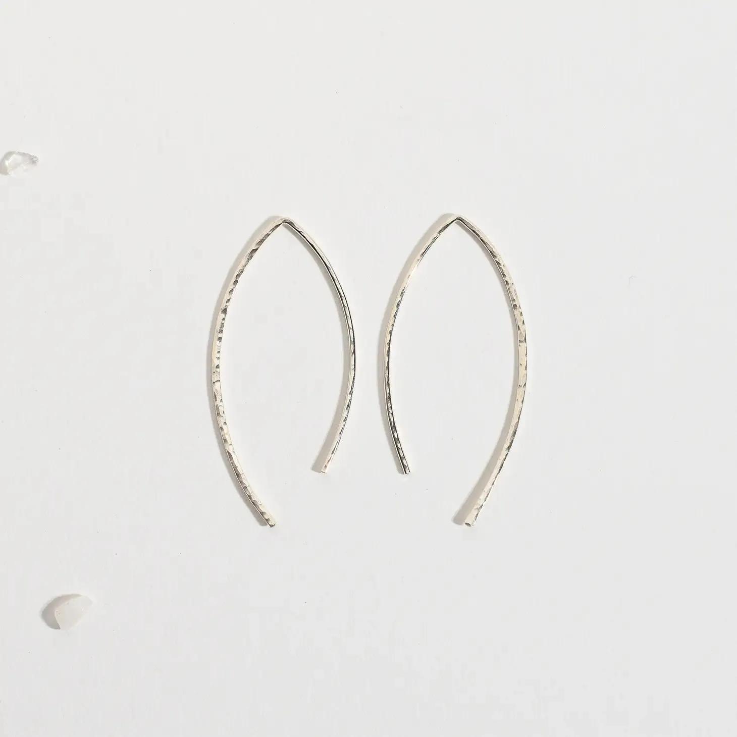 Large Arc Threader Earrings