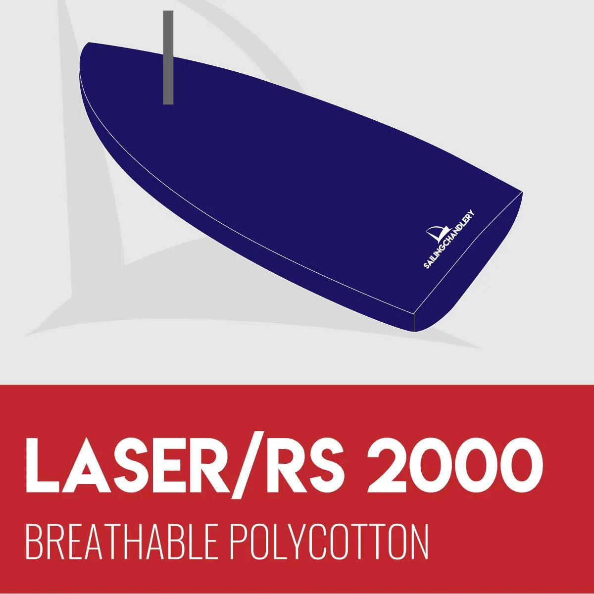 Laser 2000 Flat Boat Cover - Breathable Polycotton