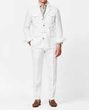 Libeco White Pure Linen Plain Weave