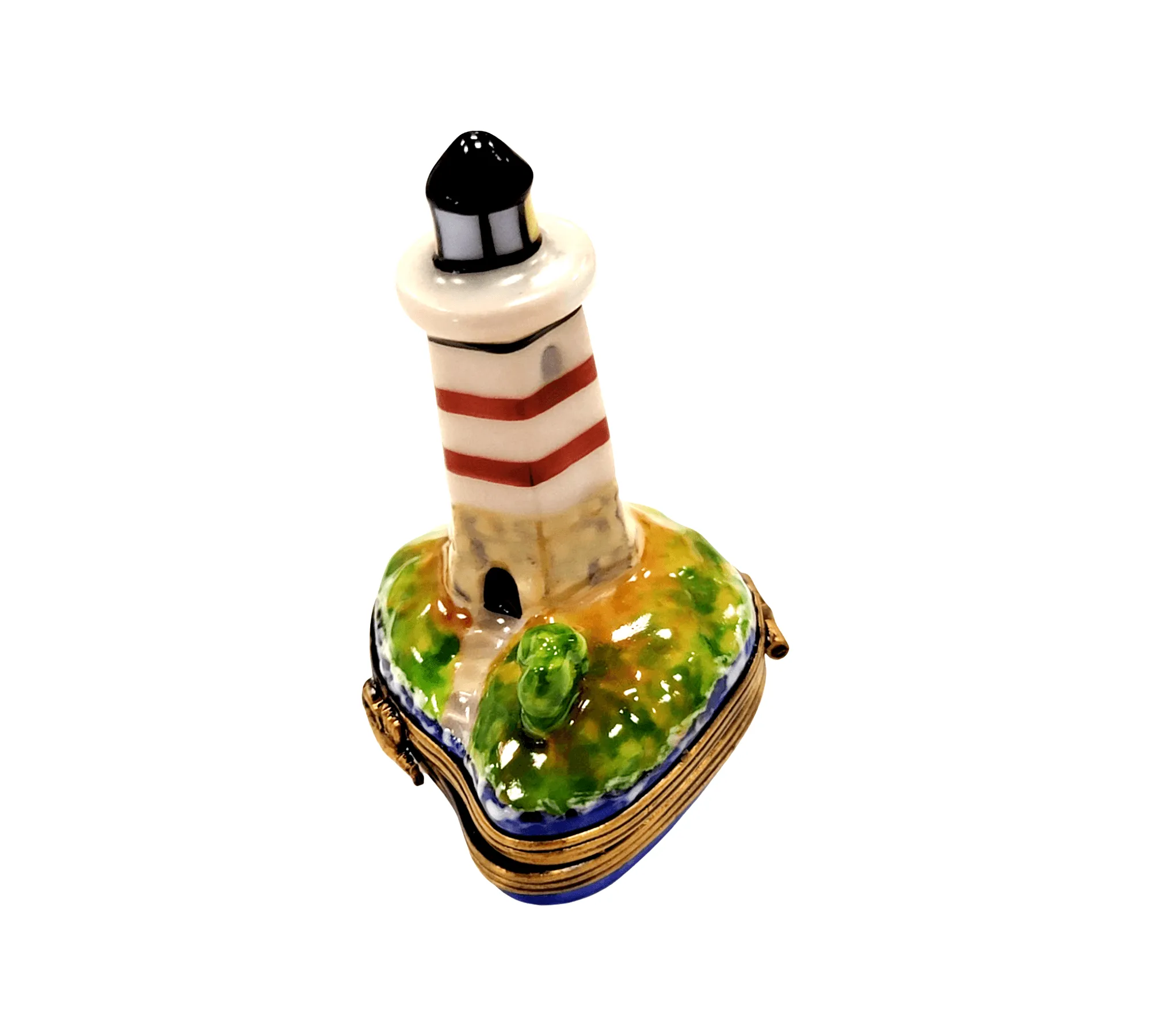 Lighthouse Boat on Ocean