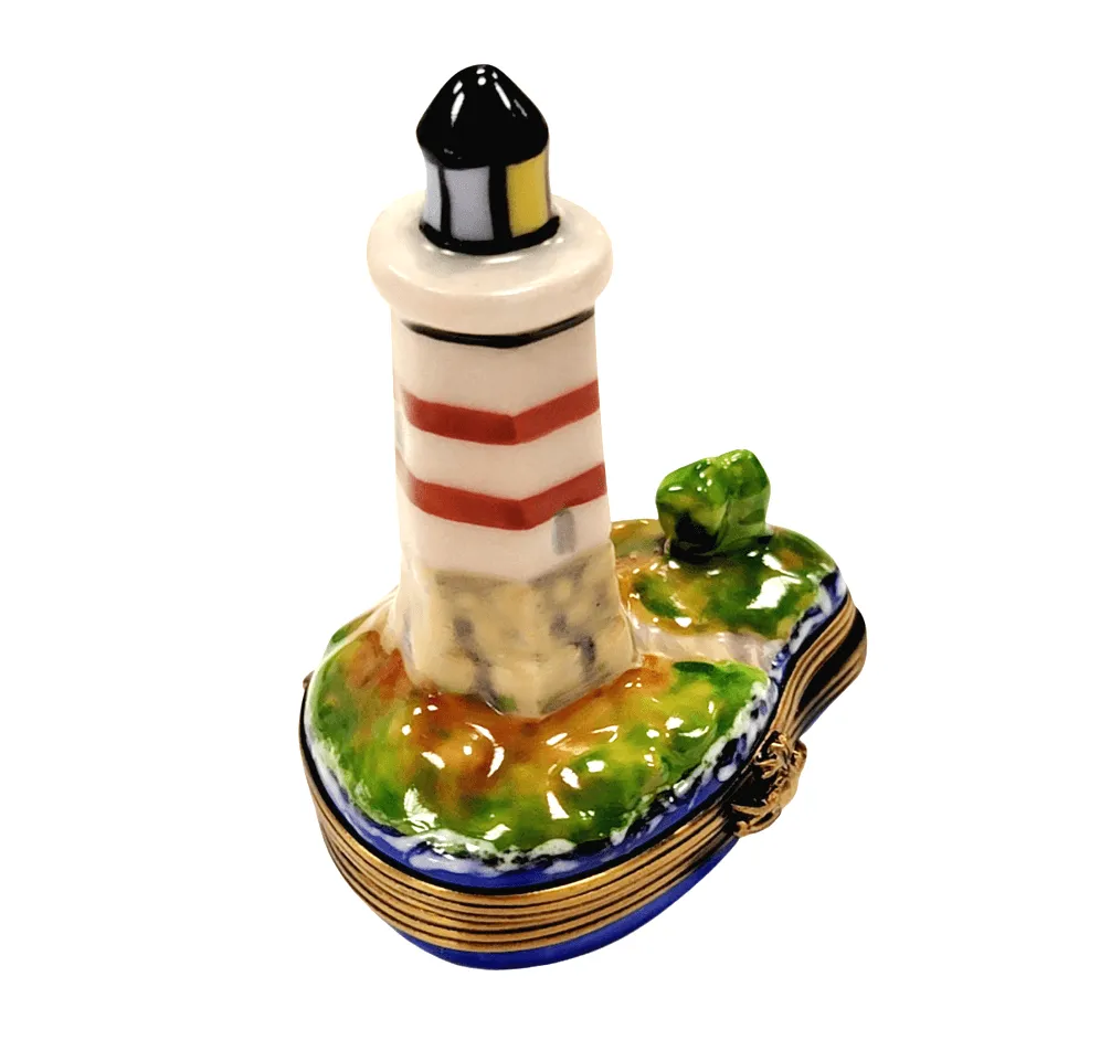 Lighthouse Boat on Ocean