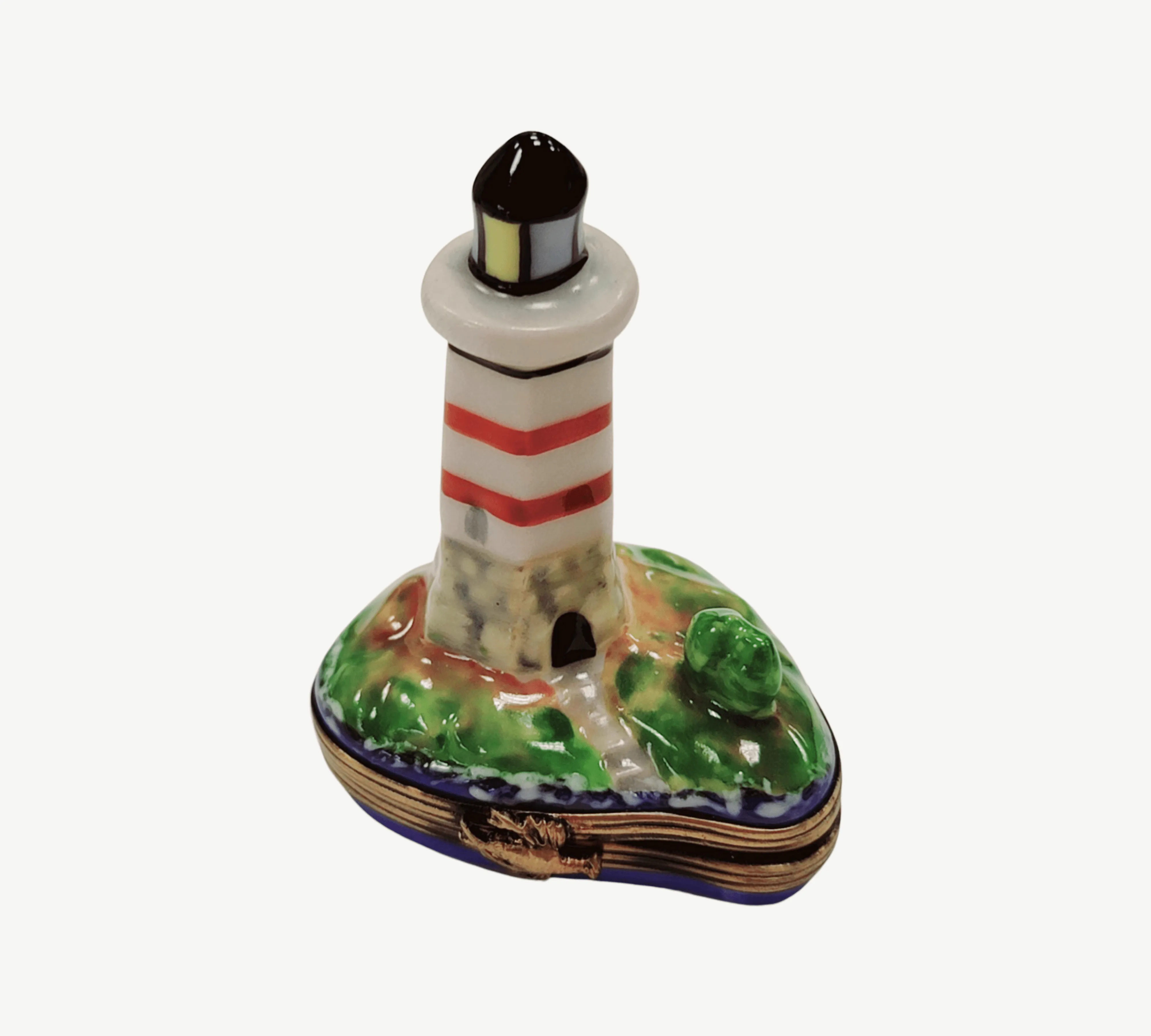 Lighthouse Boat on Ocean
