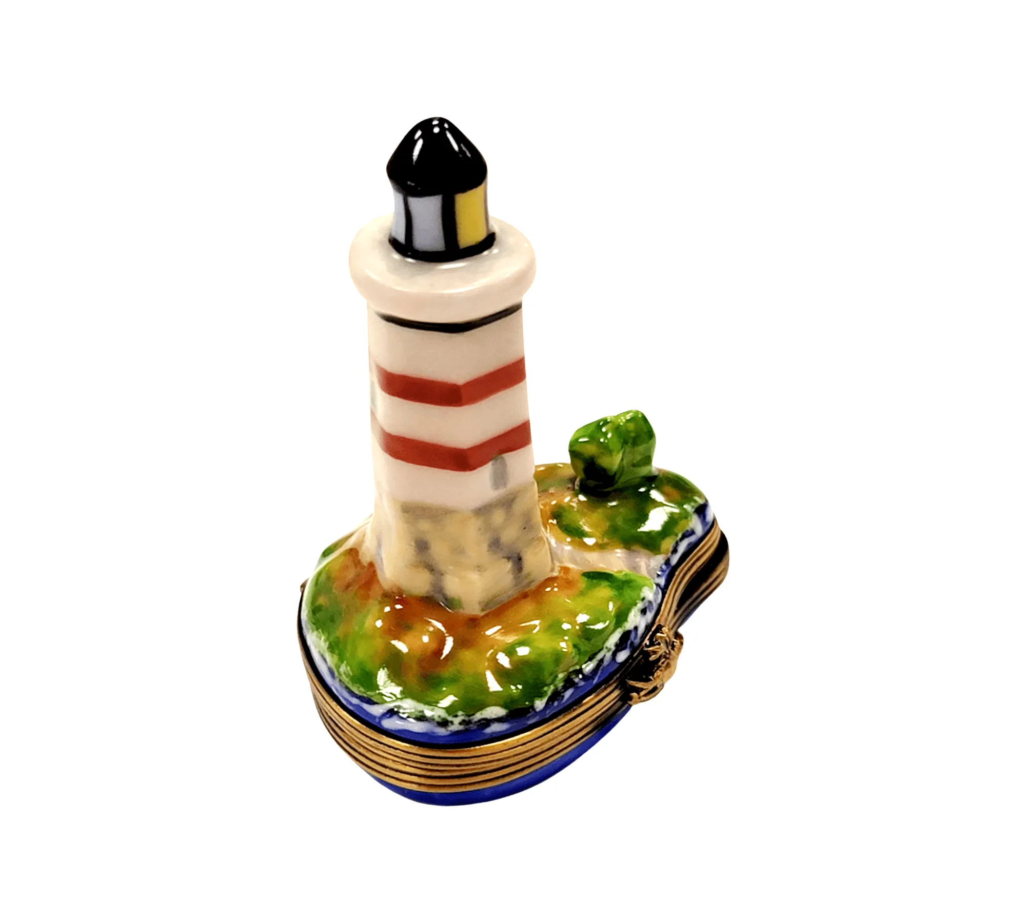 Lighthouse Boat on Ocean