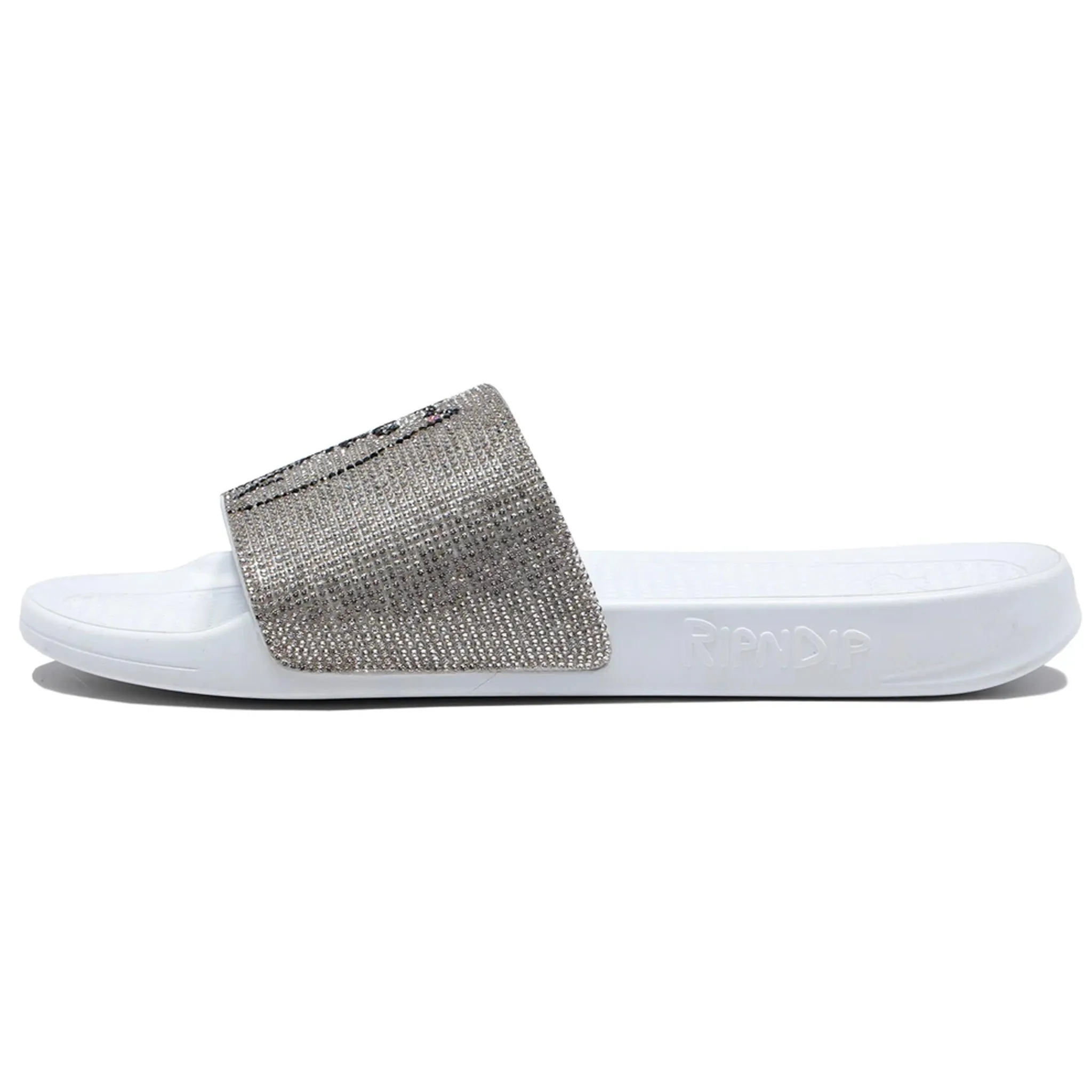 Lord Nermal Slides (Rhinestone White)