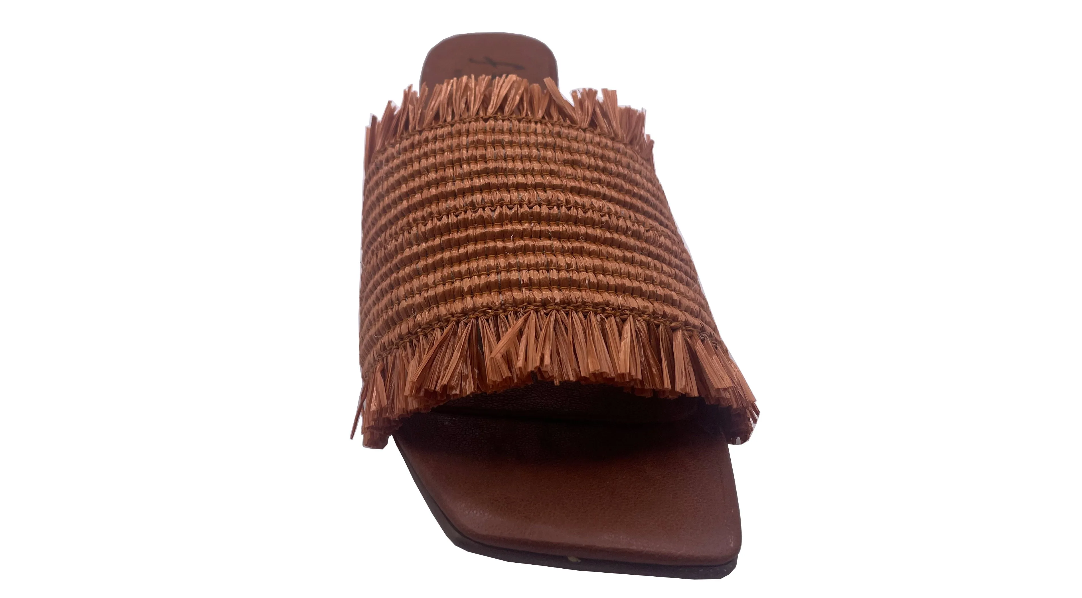 Luna - Cognac Raffia