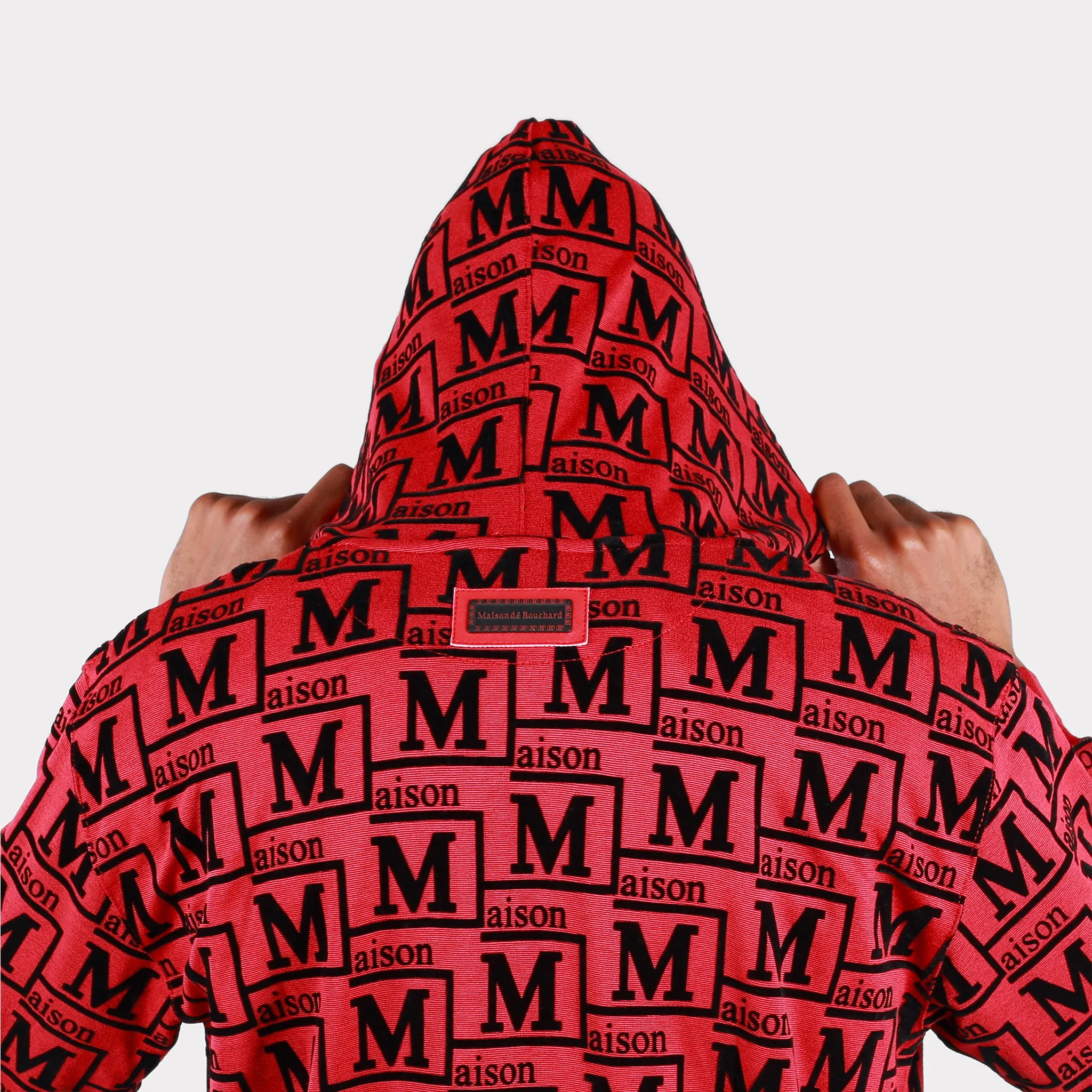 MDB Couture Men's Woven Monogram Hoodie