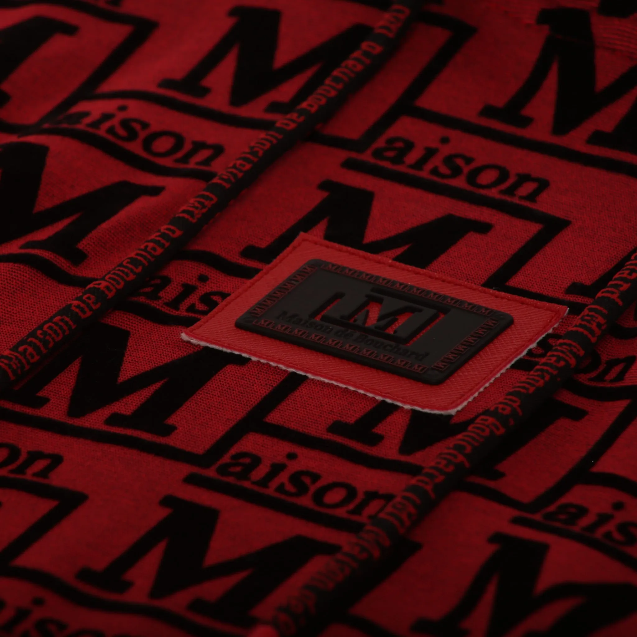 MDB Couture Men's Woven Monogram Hoodie