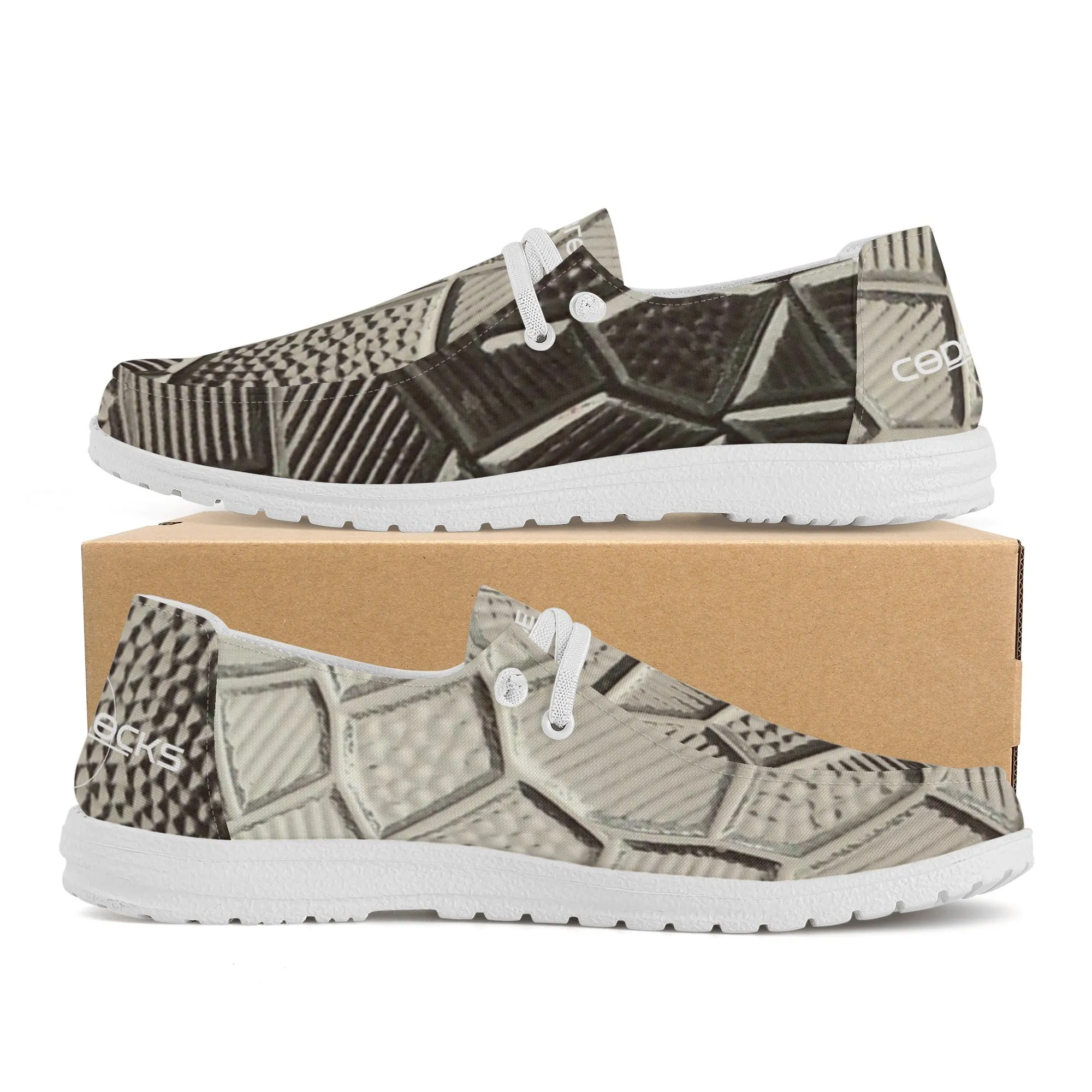 Mens Canvas Loafers