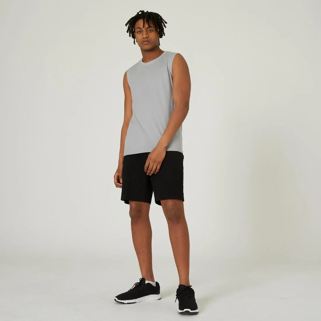 Men's Stretchy Fitness Tank Top 500