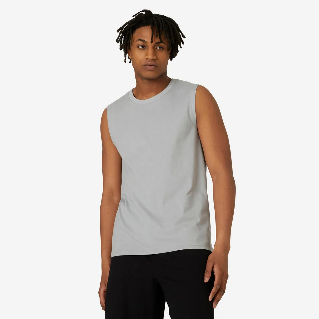 Men's Stretchy Fitness Tank Top 500