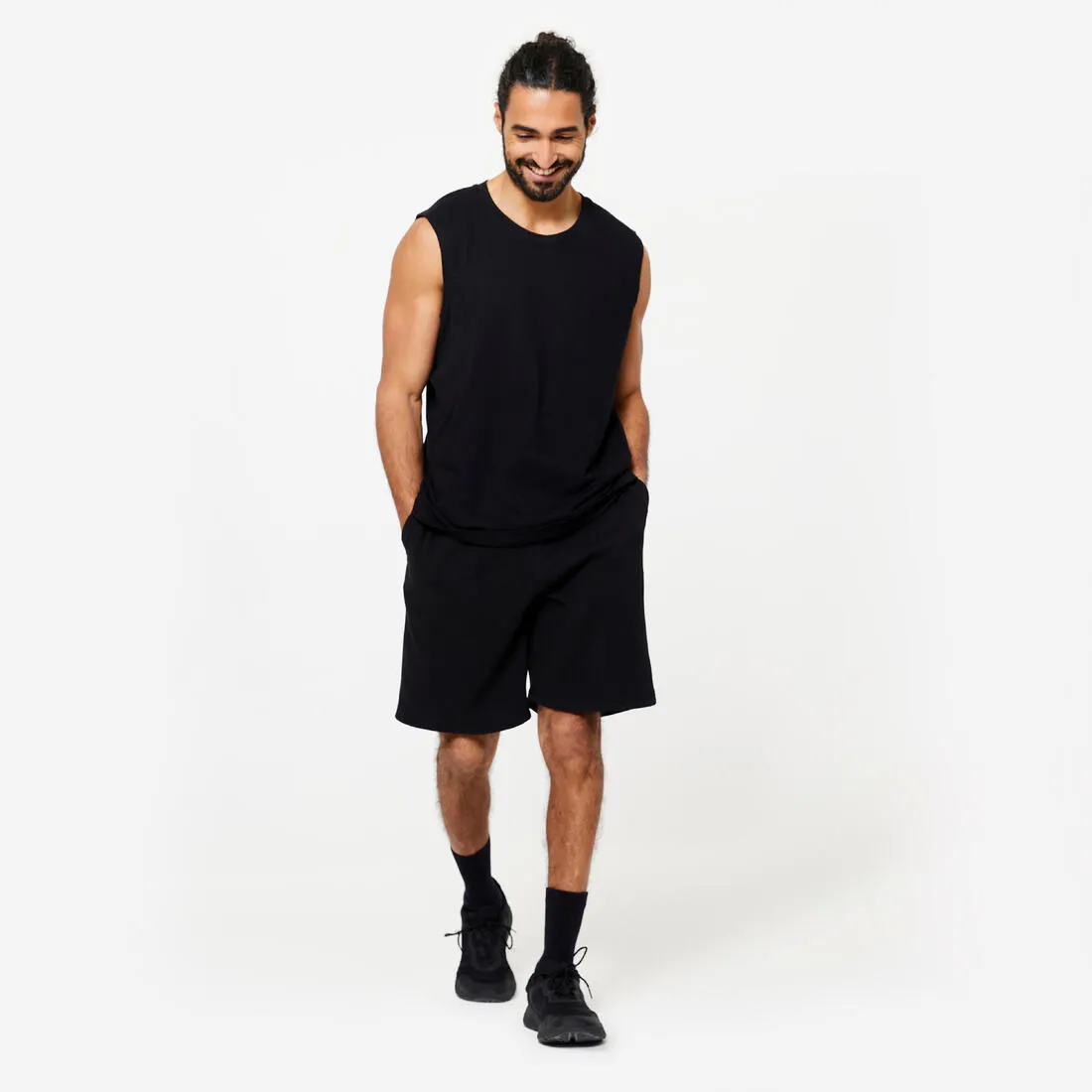 Men's Stretchy Fitness Tank Top 500