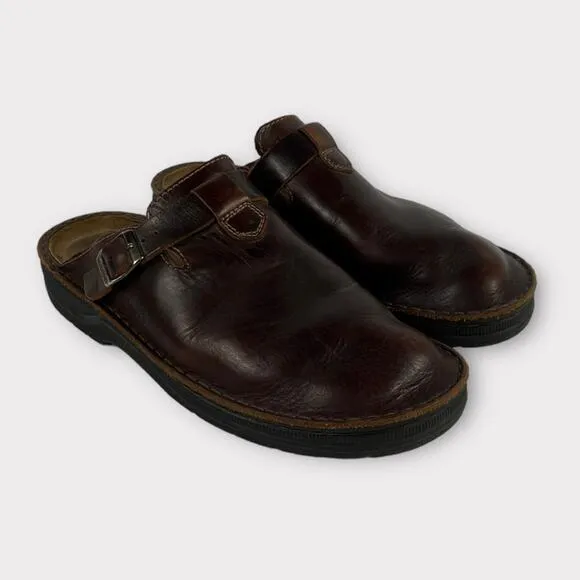 NAOT Fiord Leather Slip-on Clog