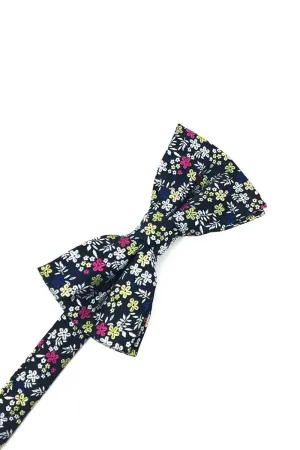 Navy Enchantment Kids Bow Tie