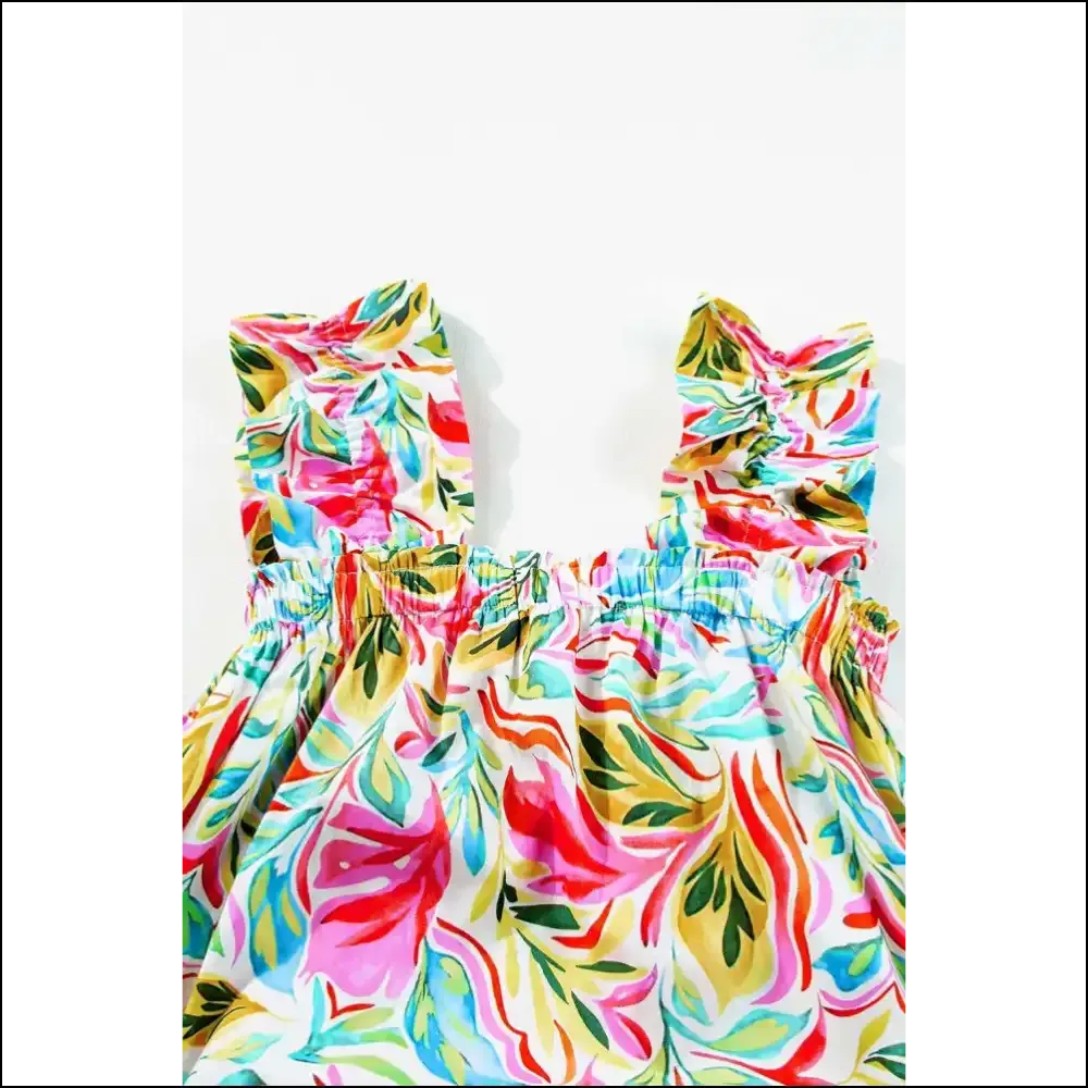 Needful Things: White Floral Print Dress – Dangerously Chic! 🌼