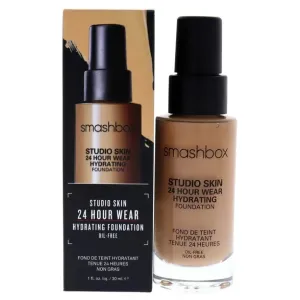 NEW Studio Skin 24 Hour Wear Hydrating Foundation - 2.4 Skin tone Light-Medium With Warm-Peach Undertone by Smashbox for Women - 1 oz Foundation Retails $50 