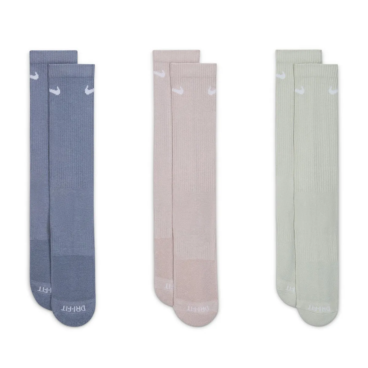 Nike -  Everyday Plus Cushioned Crew Socks Multi 3 Pack