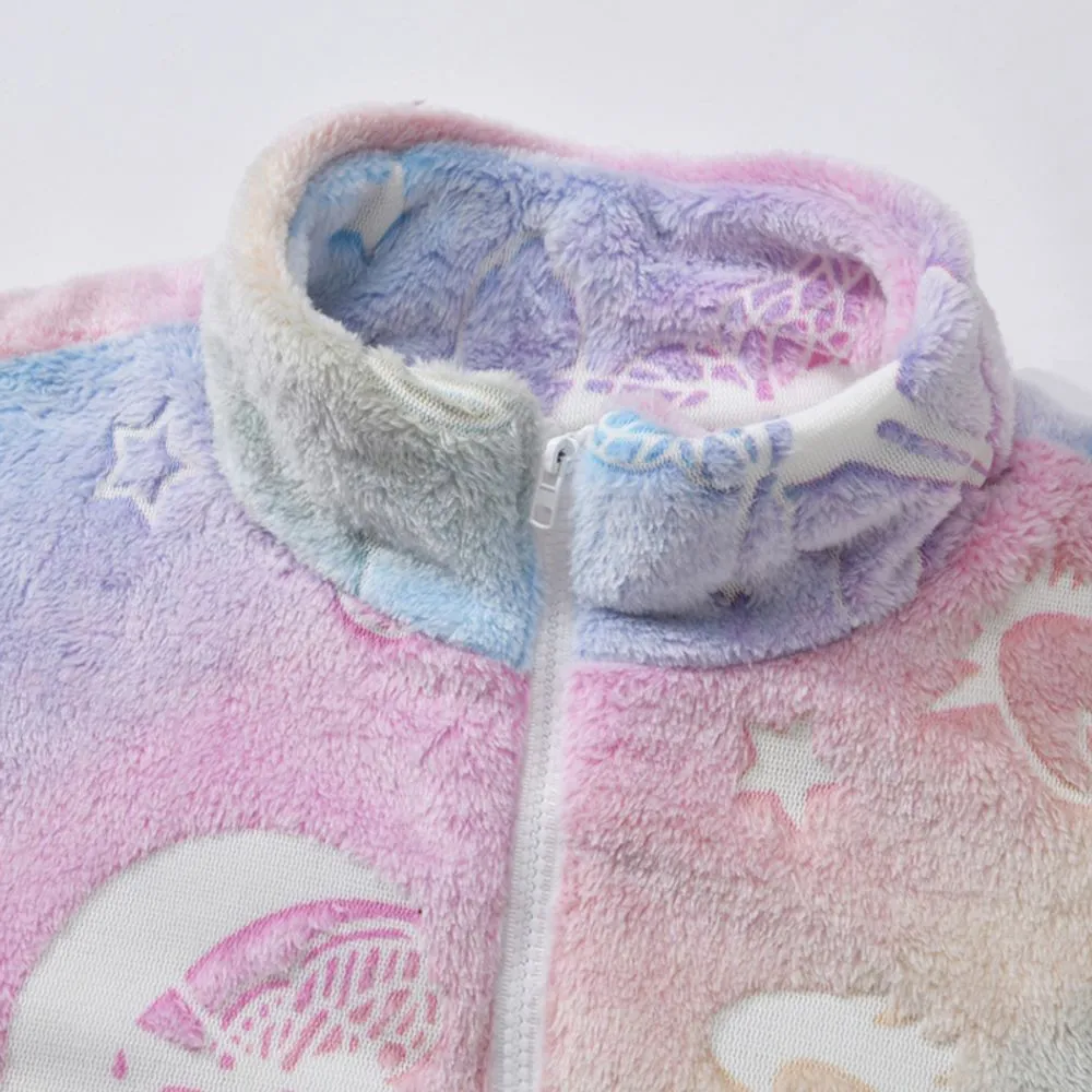 【NOW TREND】Gradient Moon Boat Painting Coat