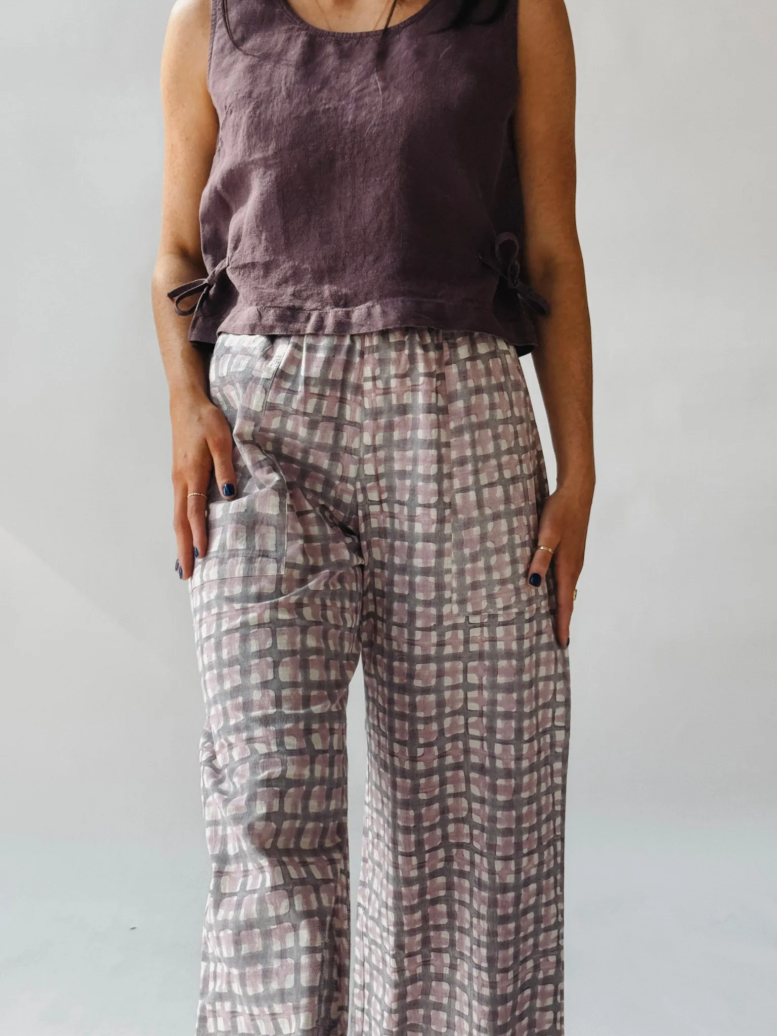 Omar Night Grid Pants