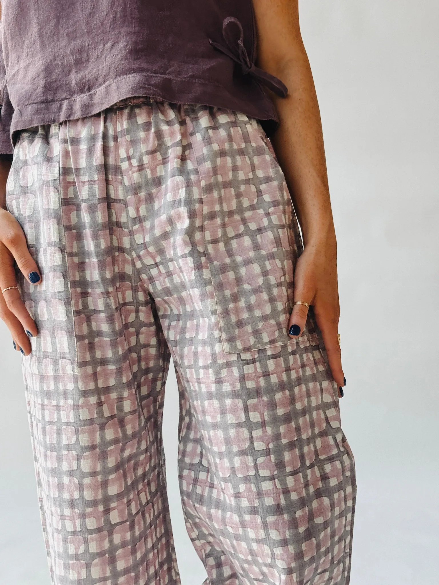 Omar Night Grid Pants