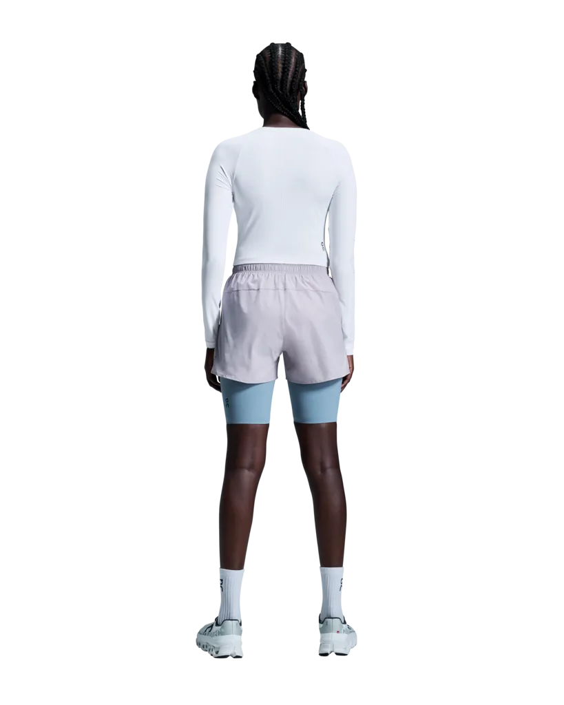 On Running Long - T Crop (Womens) - White