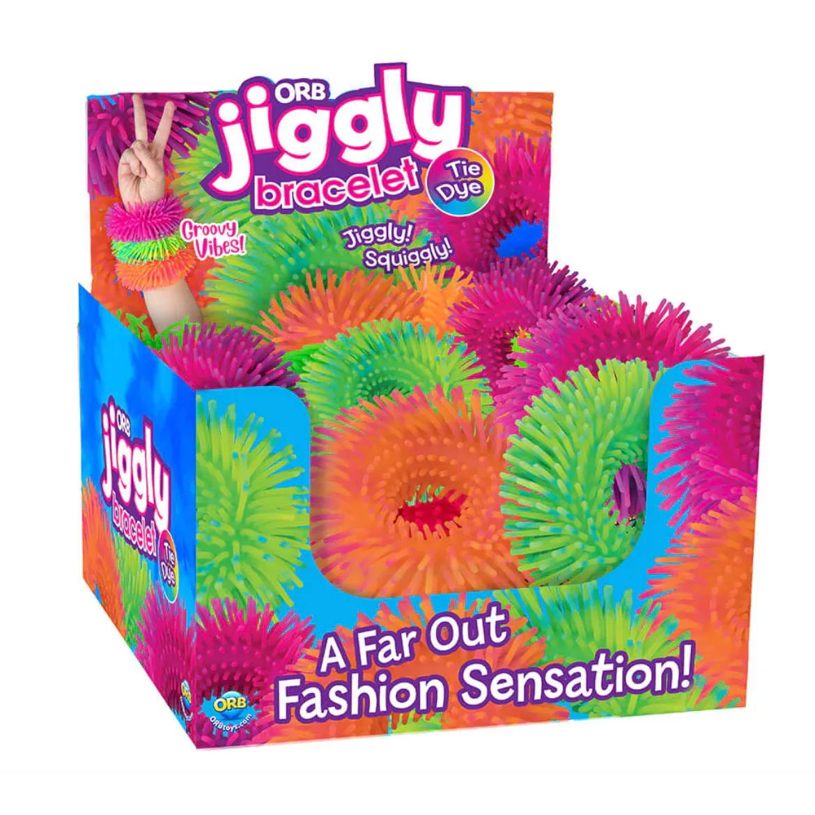 ORB Toys Jiggly Tie Dye Bracelet - Assorted