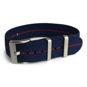 Pajama Stretch - Navy Blue/Red