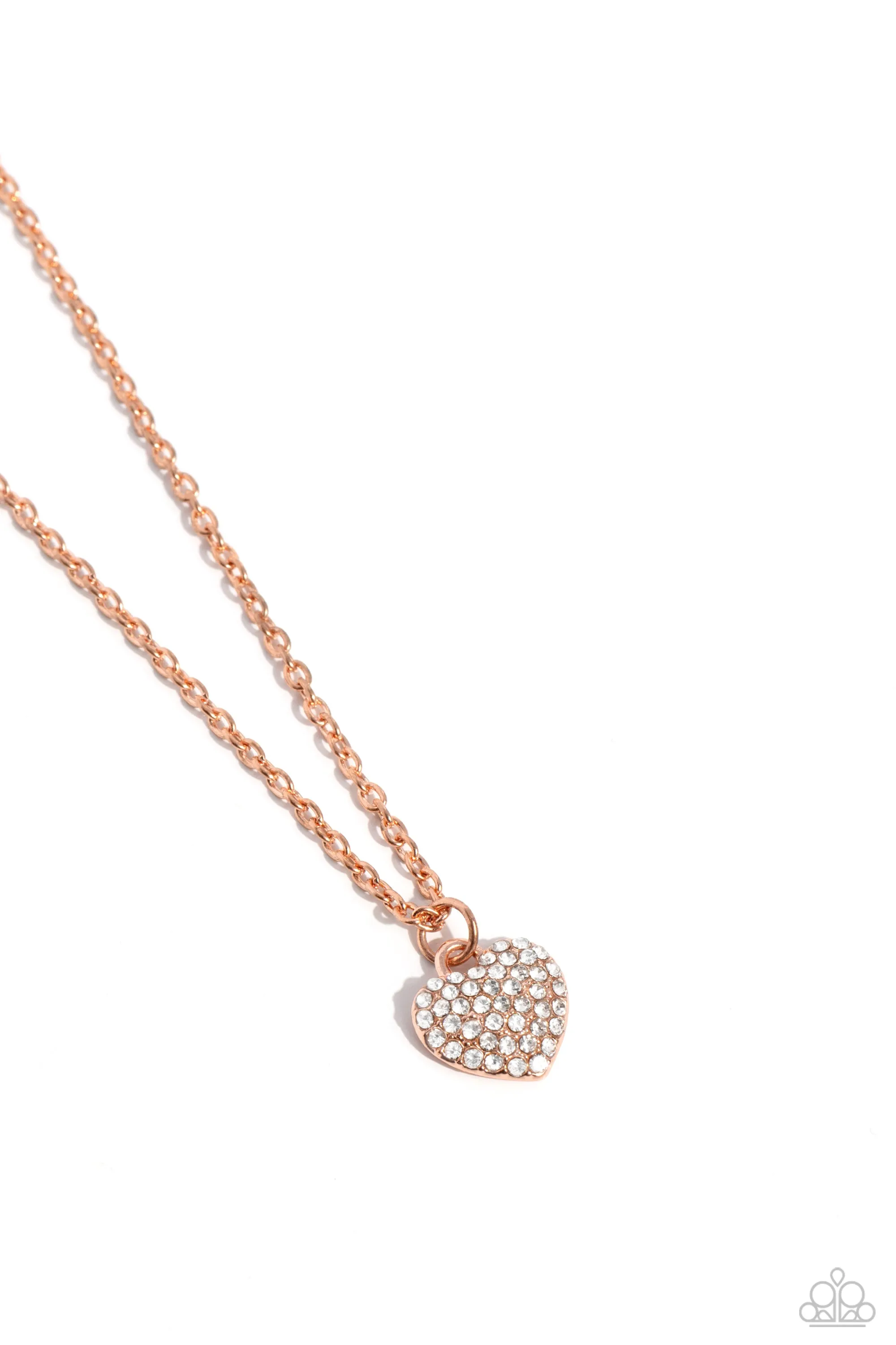 Paparazzi Goin Courtin - Copper Necklace