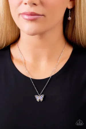 Paparazzi Whispering Wings Necklace Yellow