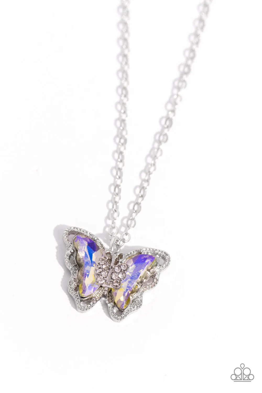 Paparazzi Whispering Wings Necklace Yellow