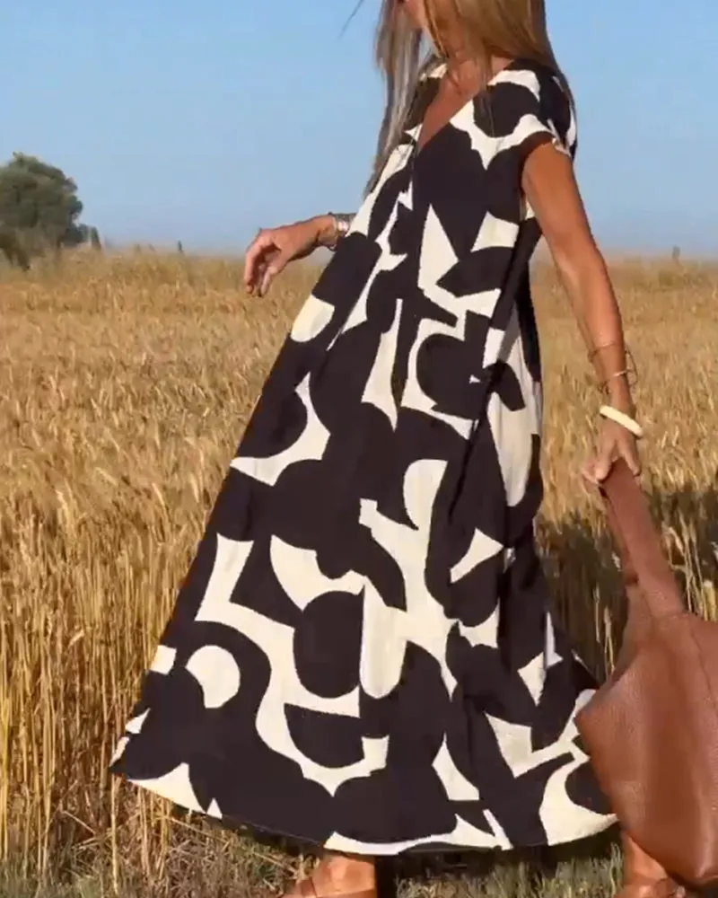 Penelope |  Relaxed Abstract Dress