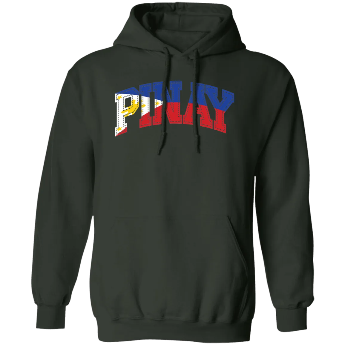 Pinay with Flag Embedded Unisex Pullover Hoodie