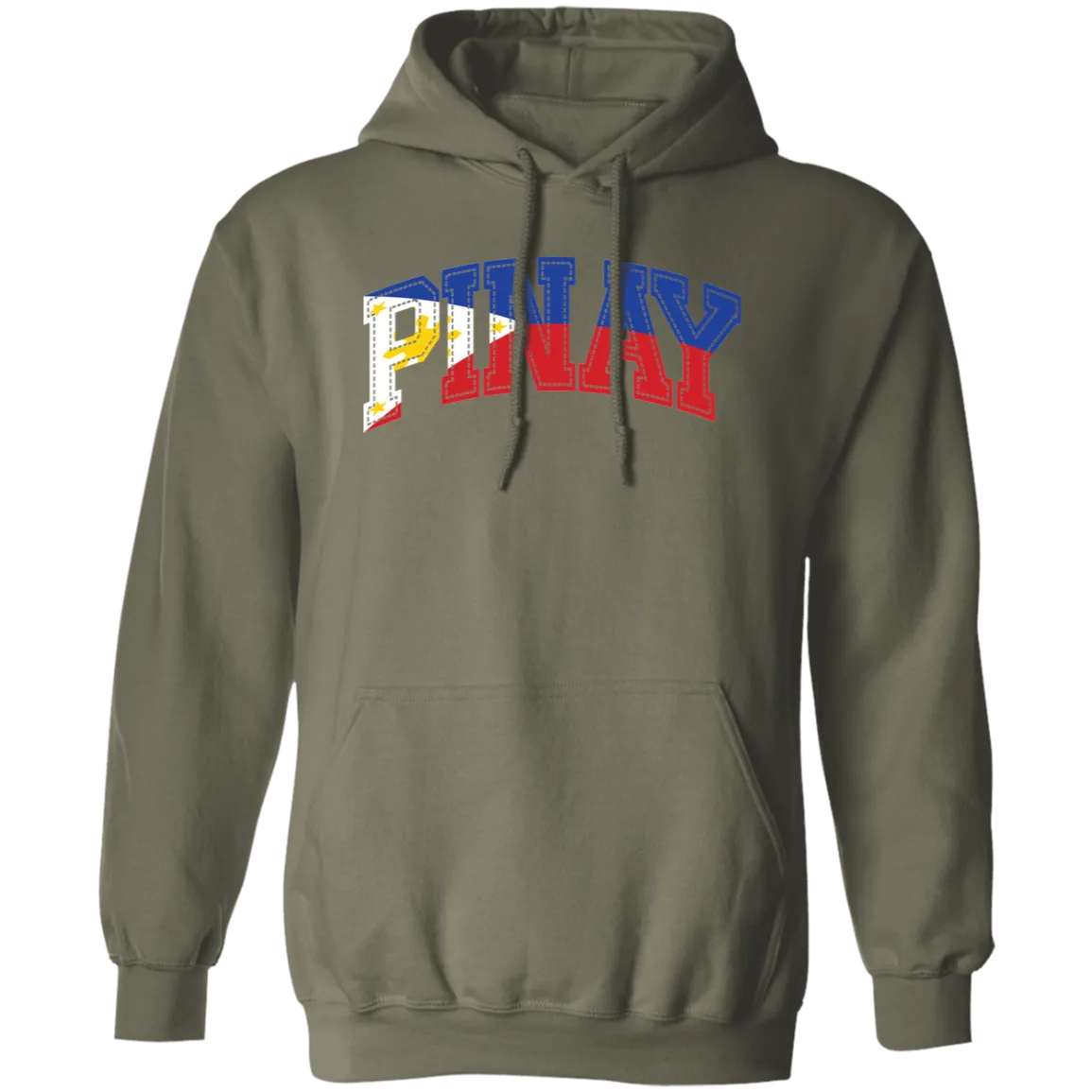 Pinay with Flag Embedded Unisex Pullover Hoodie