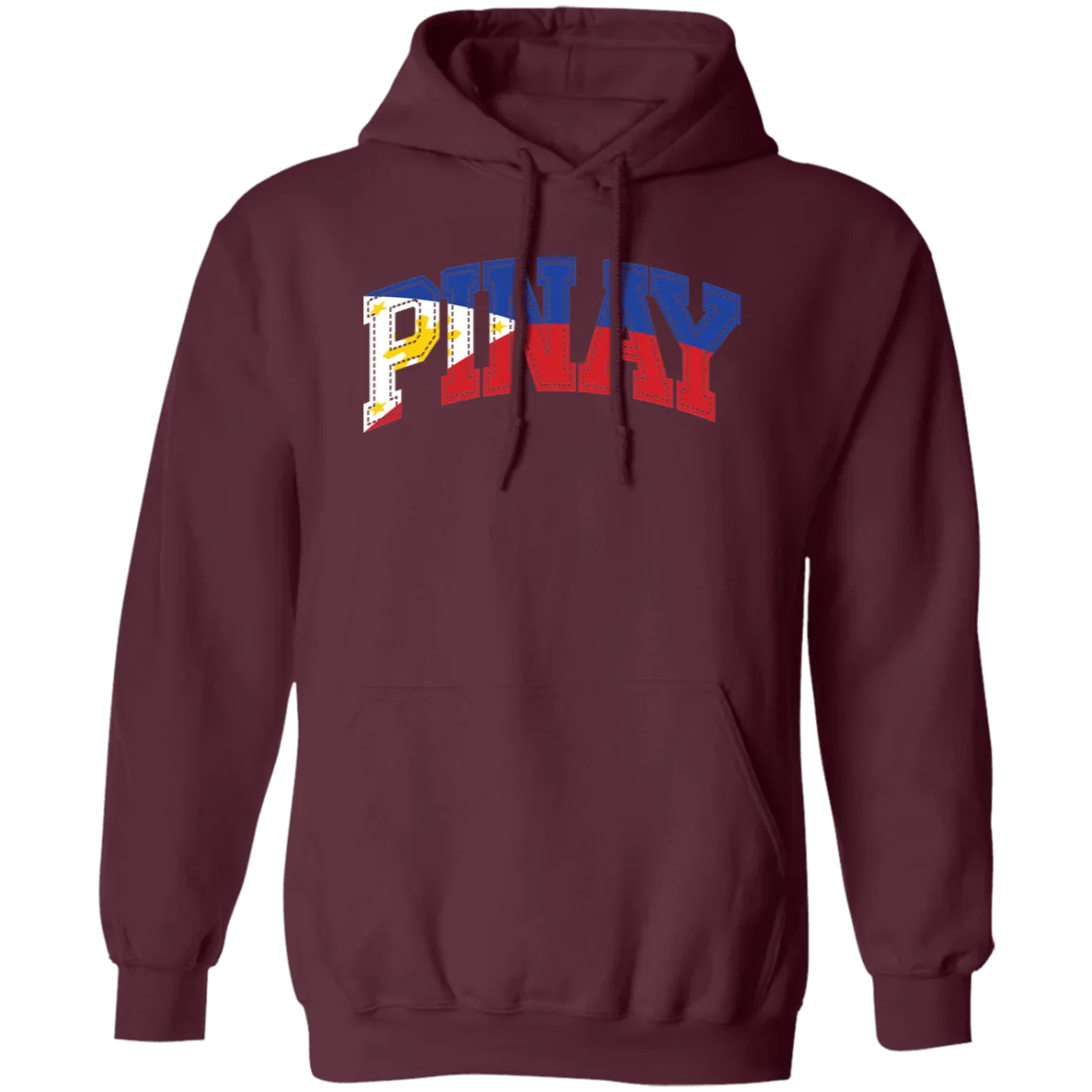Pinay with Flag Embedded Unisex Pullover Hoodie