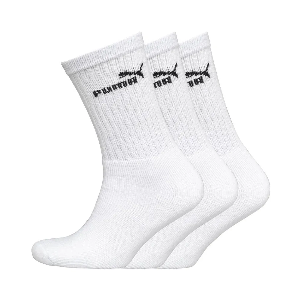 Puma Crew Sock 3 Pack White