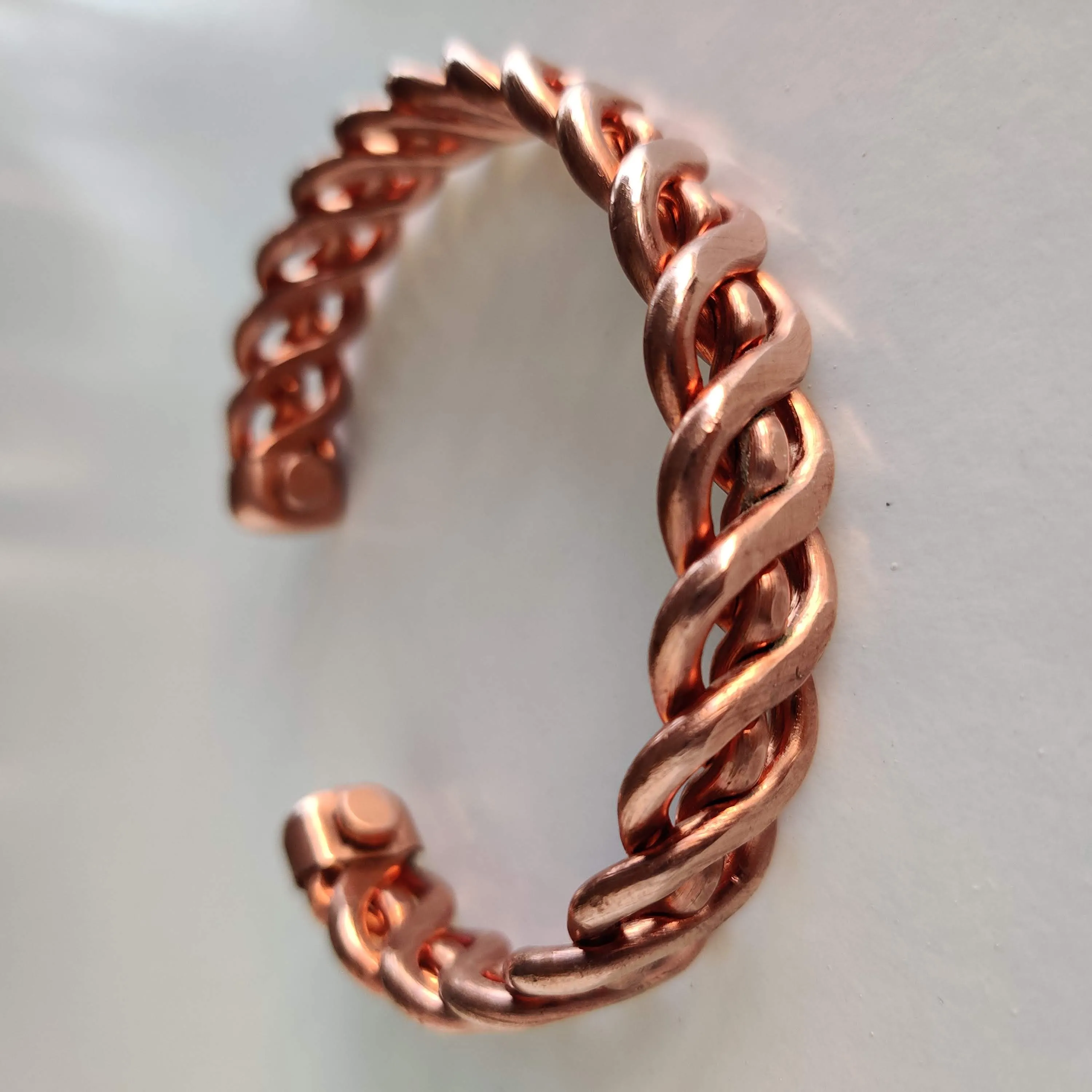 Pure Woven Copper Magnetic Bracelet