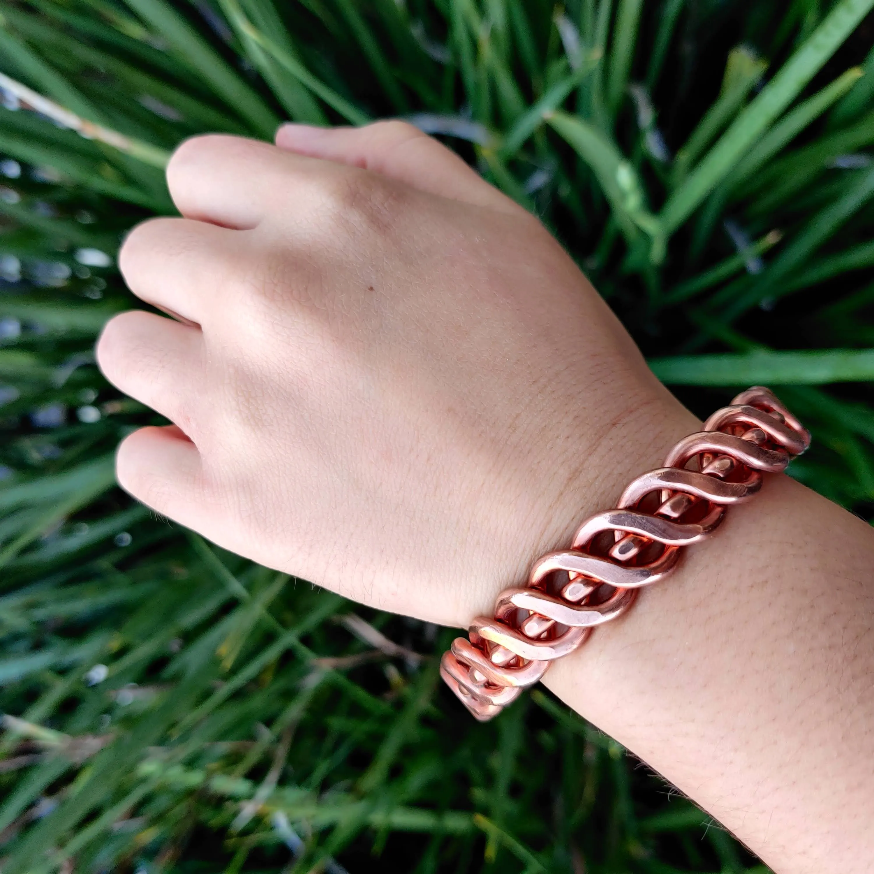 Pure Woven Copper Magnetic Bracelet