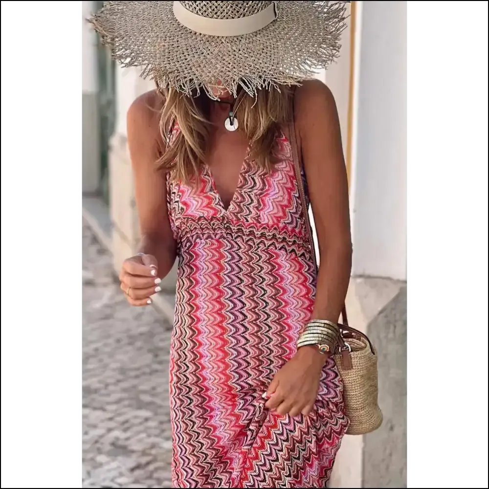 Red Halter Boho Dress: Free the Nip, Free your Soul ( Needful Things) 💃