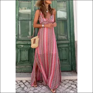 Red Halter Boho Dress: Free the Nip, Free your Soul ( Needful Things) 💃