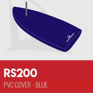 RS200 Boat Cover - Mast Up - PVC Blue